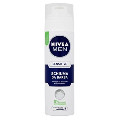 Afbeelding van NIVEA schiuma Barba Sensitive ml 200 Crema rasatura Uomo