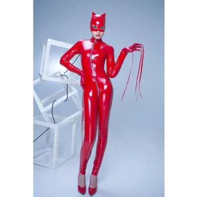 Afbeelding van Sweety Catsuit Lak Rood Patrice Catanzaro Maat L (=M)