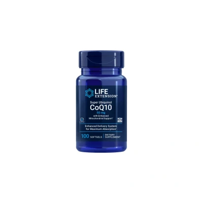 Afbeelding van Life Extension Super Ubiquinol CoQ10 with Enhanced Mitochondrial Support, 50mg 100 Softgels