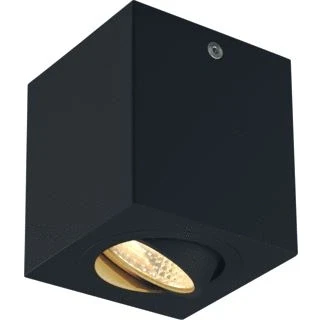 Afbeelding van Slv triledo square cl plafondarmatuur led 3000 k rechthoekig mat zwart 38 6 2w incl driver 113940