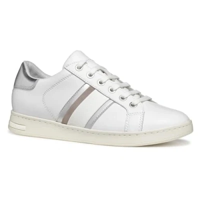 Afbeelding van Geox D Jaysen E Sneakers voor dames, wit/zilver, 41 EU, Wit zilver., EU