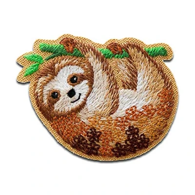 Afbeelding van Lapjes Appliqués Scherp dier overdrukplaatjes opzetstukken Applicaties opnaaien opstrijken Lap Patches, Maat: 4,2 x 5,5 cm