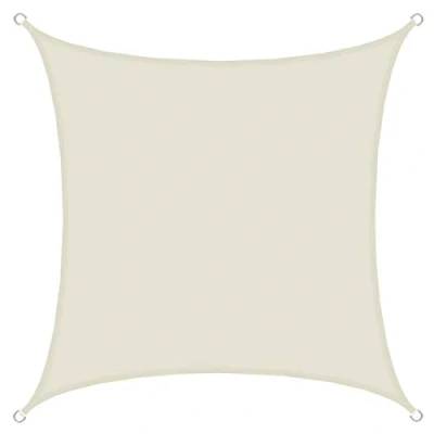 Afbeelding van UPF50+ Schaduwzeil 2x2 m UV Luifel Polyester Vierkant Zonnezeil Waterafstotend Tuin Balkon