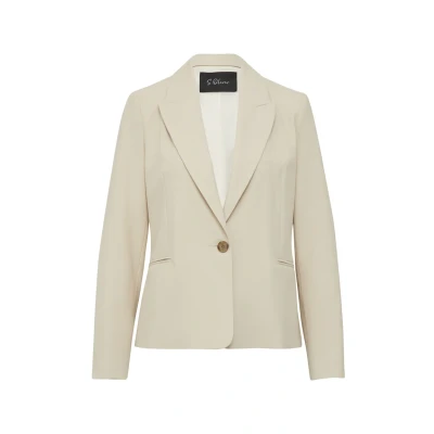 Afbeelding van s.Oliver Black Label Blazer, Dames, Maat: 34, Beige