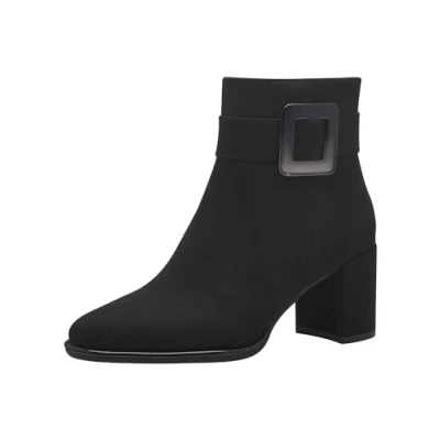 Afbeelding van Marco Tozzi Dames Bootie Zip+Slip 2 25338 43 Modelaarzen, Black Comb, 40 EU, Com., EU