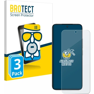 Afbeelding van BROTECT Antireflecterende Glas Screen Protector Mat voor Xiaomi 14 (3 Stuks) Schermbeschermer [Beschermglas Folie niet Gehard Glas]