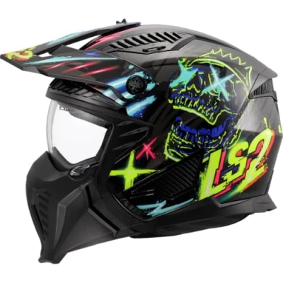 Afbeelding van LS2 Helm Drifter Rayz OF606 zwart maat L