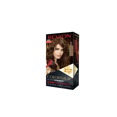 Afbeelding van Revlon Colorsilk All In One Butter Cream Haarverf Kleur 53 Medium Goudbruin