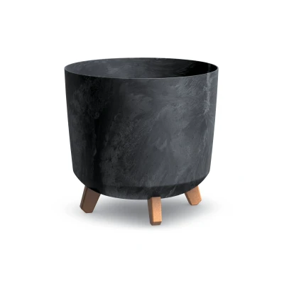 Afbeelding van Prosperplast bloempot/plantenpot Gracia Tubus Beton Effect