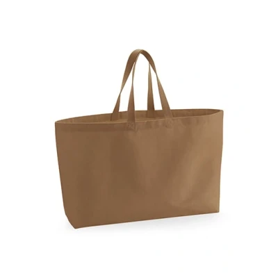Afbeelding van Westford Mill Oversized Canvas Bag WM696 Caramel