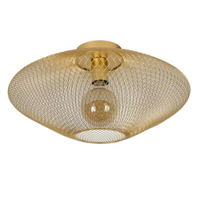 Afbeelding van Lucide MESH Plafonnière Ø 45 cm 1xE27 Mat Goud / Messing