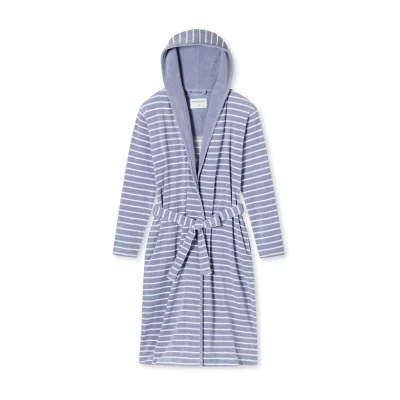 Afbeelding van Schiesser Dieser Badjas, Dames, Maat: Large, Blau