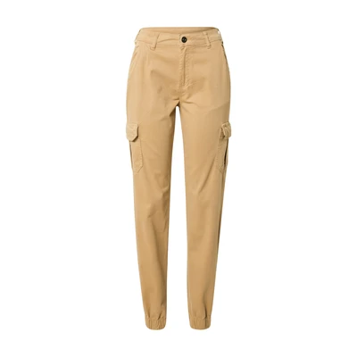 Afbeelding van Urban Classics HIGH Waist Cargobroek, Dames, Maat: 26, Softtaupe