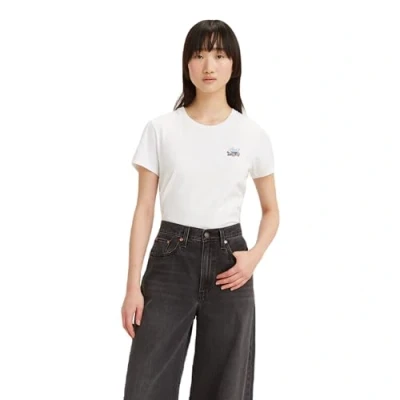 Afbeelding van Levi&#039;s THE Perfect TEE Tshirt basic, Dames, Maat: XS, Bright white