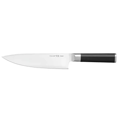 Afbeelding van Fiskars Koksmes, Sensei, totale lengte: 32,9 cm, roestvrij staal met hoog koolstofgehalte/kunststof, 1024269