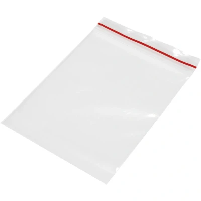 Afbeelding van Hersluitbare zak zonder labelstroken (B x H) 100mm 150mm Transparant polyethyleen