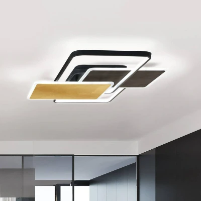 Afbeelding van Fischer &amp; Honsel Design plafondlamp Quadro led 21462