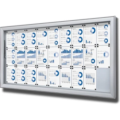 Afbeelding van Vergrendelbaar Notitiebord Outdoor Extra Deep 27x A4