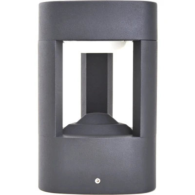 Afbeelding van Lucande LED buitenlamp 90lichts Aluminium, polycarbonaat H: 20.5 cm donkergrijs Inclusief lichtbronnen