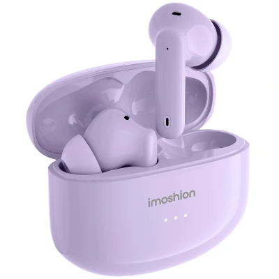 Afbeelding van Aura Pro In Earbuds Met ANC noise cancelling functie Draadloze Oordopjes Bluetooth aansluiting Lila iMoshion