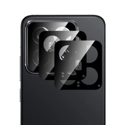 Afbeelding van GIOPUEY 2 stuks [volledige bescherming] Cameralensbeschermer compatibel met Xiaomi 14, HD camera gehard glas [anti vingerafdruk] camerabeschermer voor 14