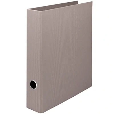 Afbeelding van Rössler Papier 1317452491 S.O.H.O. Map DIN A4 met hefboommechanisme, rugbreedte, 50 mm, taupe, 1 stuk