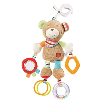 Afbeelding van fehn® Activity Teddy met klem Oskar