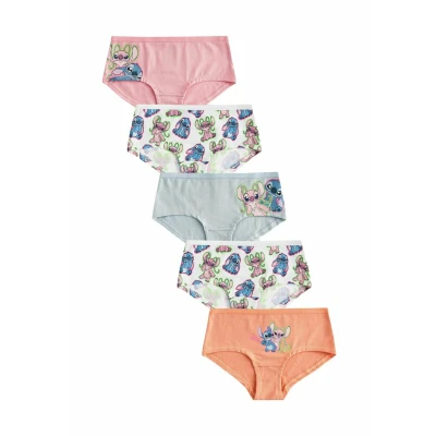 Afbeelding van Next LILO AND Stitch 5 PACK Slip voor kinderen, Maat: 98, Blue orange