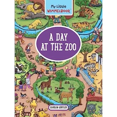 Afbeelding van My Little Wimmelbook: A Day at the Zoo: Look And Find Book (Kids Tell Story)