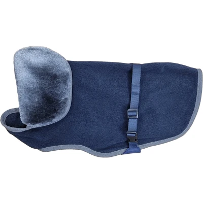 Afbeelding van Bucas Hondendeken Show Line Navy/Grijs 45cm