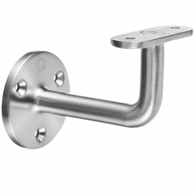 Afbeelding van RVS Leuninghouder vlak 316 mat geslepen model 0100