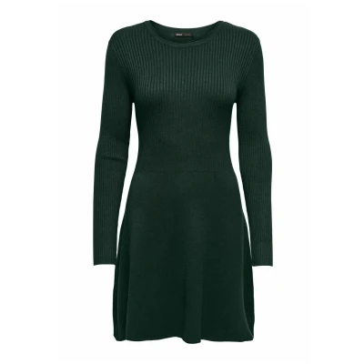 Afbeelding van ONLY Onlalma Oneck Gebreide jurk, Dames, Maat: XL, Scarab