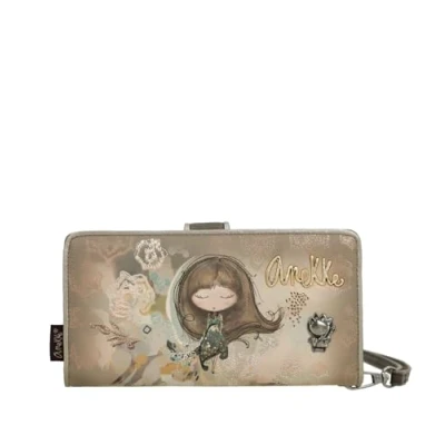 Afbeelding van Anekke portemonnee Real RFID Wallet Multicolor veelkleurig