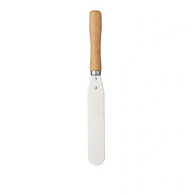 Afbeelding van Kitchencraft Palletmes 13,5 Cm Hout/rvs Naturel/zilver