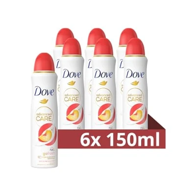 Afbeelding van 6x Dove Deodorant Spray Perzik 150 ml