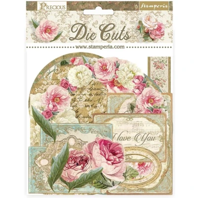 Afbeelding van Stamperia Precious Die Cuts (39pcs) (DFLDC88)