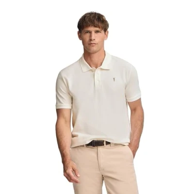 Afbeelding van Polo Club Regular FIT Ninogoal B P MC Poloshirt, Heren, Maat: XL, Ecru