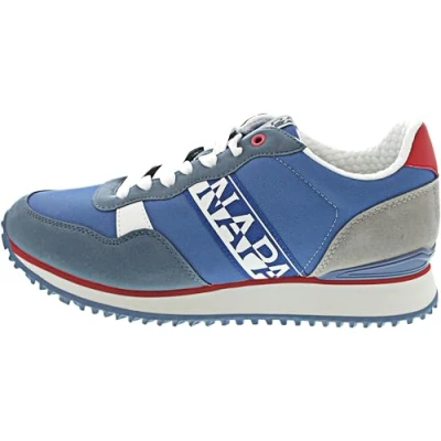 Afbeelding van Napapijri Basket Sneakers laag, Heren, Maat: 42, mqj Imitatieleer/ textiel