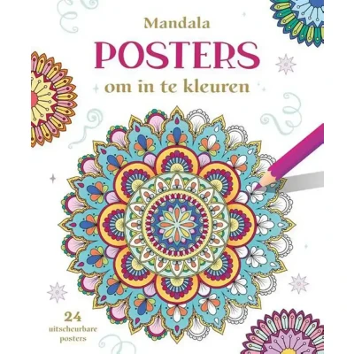 Afbeelding van Mandala posters om in te kleuren
