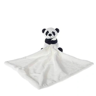 Afbeelding van Apricot Lamb Schlaf gut Panda knuffeldoek pluche comfort knuffeldier voor baby&#039;s zacht &amp; wasbaar 32 cm