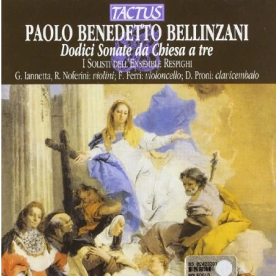 Afbeelding van Federico Ferri Ensemble Respighi Bellinzani: 12 Sonate Da Chiesa . T (CD)