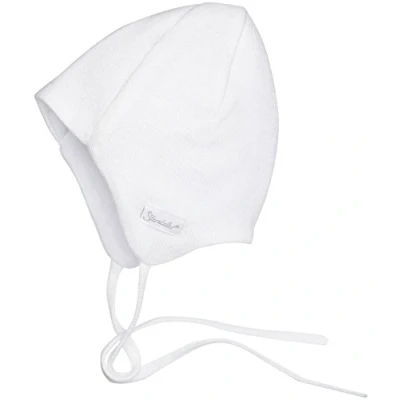 Afbeelding van Sterntaler Gebreide muts Jersey wit