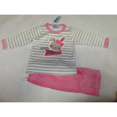 Afbeelding van Wiplala Jen &amp; James Pyjama Meisje Little lady 12 maand 80