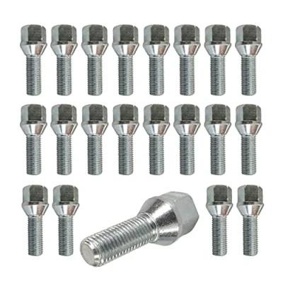 Afbeelding van TRACER 20 wielbouten M12 x 1,25 28 mm conisch 60 compatibel met Peugeot
