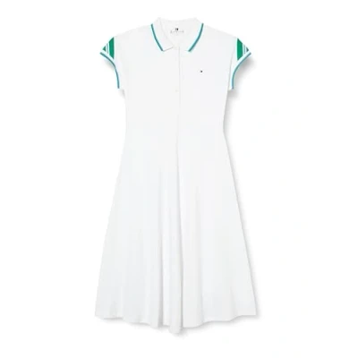 Afbeelding van Tommy Hilfiger POLO Dress Jurk, Dames, Maat: XXL, Th optic white