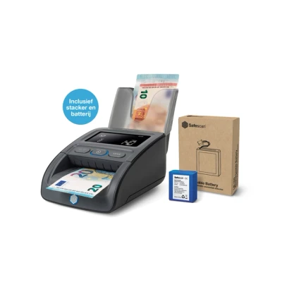 Afbeelding van Safescan Valsgeld detector 155 S G2 complete set met oplaadbare batter