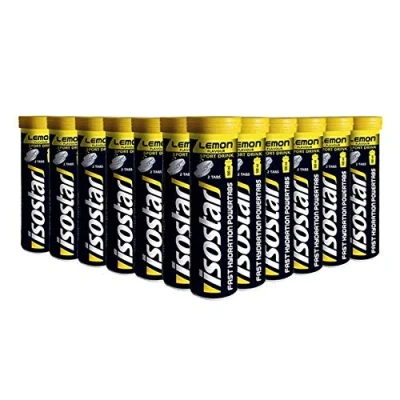 Afbeelding van 4x Isostar Fast Hydration Powertabs Lemon 10 tabletten