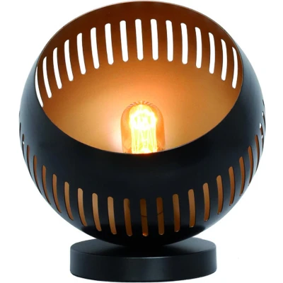 Afbeelding van Freelight Tafellamp Globo Zwart Goud Ø 24cm E27