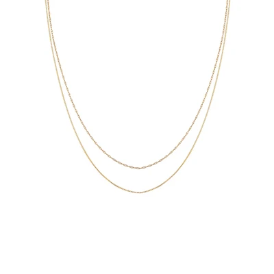 Afbeelding van Elli Layer LOOK Ketting goldcolpoured, Dames, Maat: 36, Gold colpoured