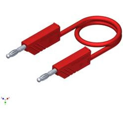 Afbeelding van SKS Hirschmann CO MLN SIL 200/1 Meetsnoer Banaanstekker 4 mm 2.00 m Rood 1 stuk(s)
